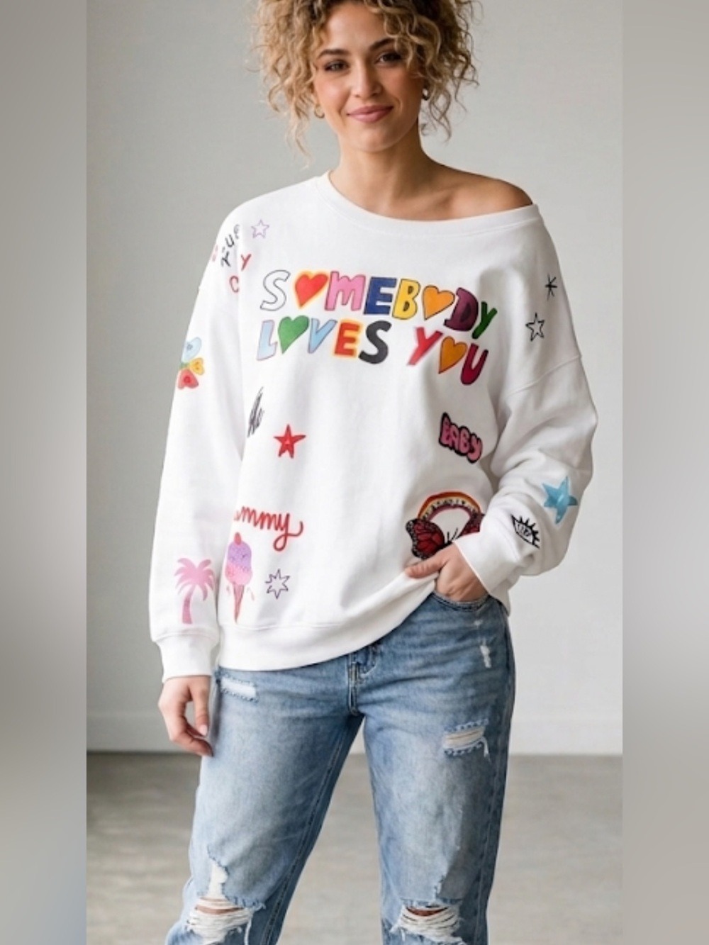 The Mayfair Group Somebody Loves You x ISCREAMCOLOUR  NWT OS Petite